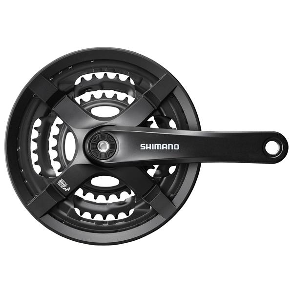 Shimano Kampisarja TY501, 170mm, 48t/38t/28t, Ketjusuojalla Shimano Kampisarja TY501, 170mm, 48t/38t/28t, Ketjusuojalla